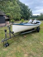Opknap visboot inclusief aanhanger!, Watersport en Boten, Ophalen, Gebruikt