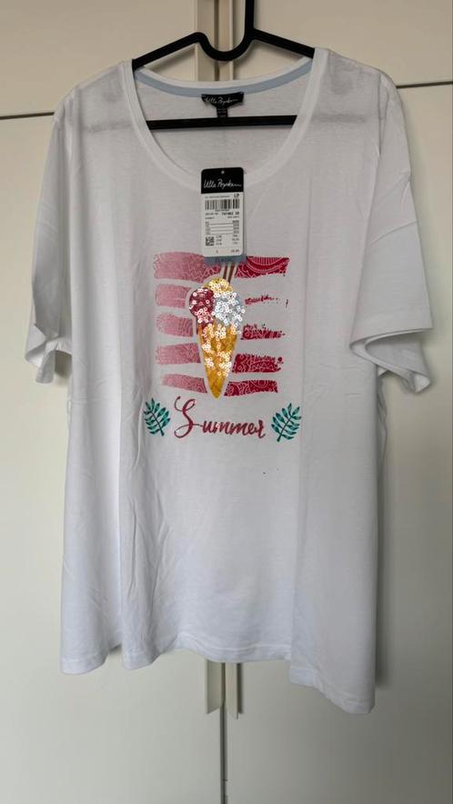 Tshirt Ulla Popken maat 50-52 nieuw, Kleding | Dames, Grote Maten, Nieuw, Shirt of Top, Wit, Ophalen of Verzenden