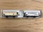 Fleischmann bierwagon set, Hobby en Vrije tijd, Modeltreinen | H0, Gelijkstroom, Fleischmann, Nieuw, Rails
