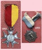 KTT Kring Twente Tochten medaille wandelsport 1952 en 1953, Postzegels en Munten, Ophalen of Verzenden, Overige materialen, Nederland