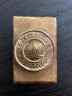 Duitse Wehrmacht luciferdooshouder - WW1, Verzamelen, Ophalen of Verzenden, Landmacht, Duitsland, Kleding of Schoenen