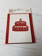 Snijmal, taartje Happy Birthday, kaarten maken, Ophalen, Nieuw, Overige thema's, Pons of Mal