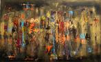 Valera- Abstract- Handgeschilderd- Uniek, Ophalen of Verzenden