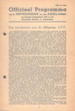 PROGRAMMA A.R.O.L. BEKER 1945 m AJAX VOLEWIJCKERS AFC BLAUW-, Verzamelen, Sportartikelen en Voetbal, Ophalen of Verzenden, Zo goed als nieuw