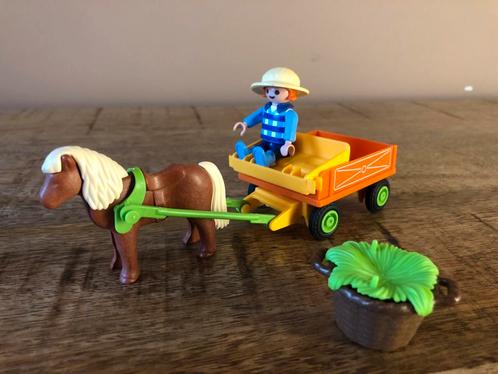Playmobil  pony met wagen 3118, Kinderen en Baby's, Speelgoed | Playmobil, Ophalen of Verzenden