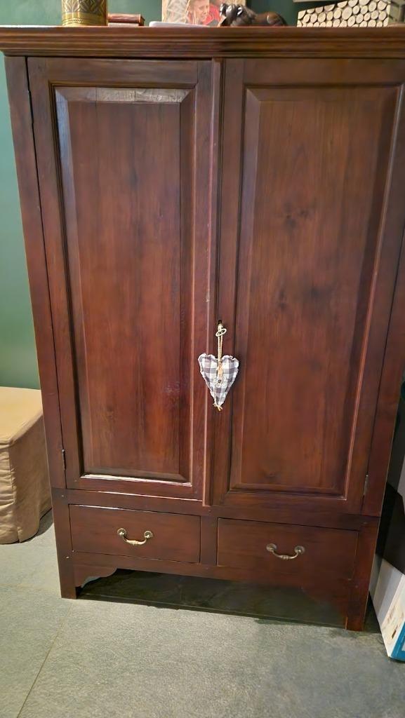Prachtige Antieke Houten Kast met Lades en Legplanken, Antiek en Kunst, Antiek | Meubels | Kasten, Ophalen