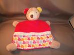 baby Dream beer roze met appeltjes op stof 1 groen oor, Ophalen of Verzenden, Nieuw, Beer