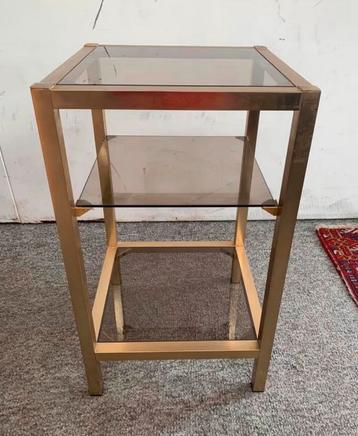 Tafel Italian Hollywood Regency Bijzettafeltje jaren 70. beschikbaar voor biedingen