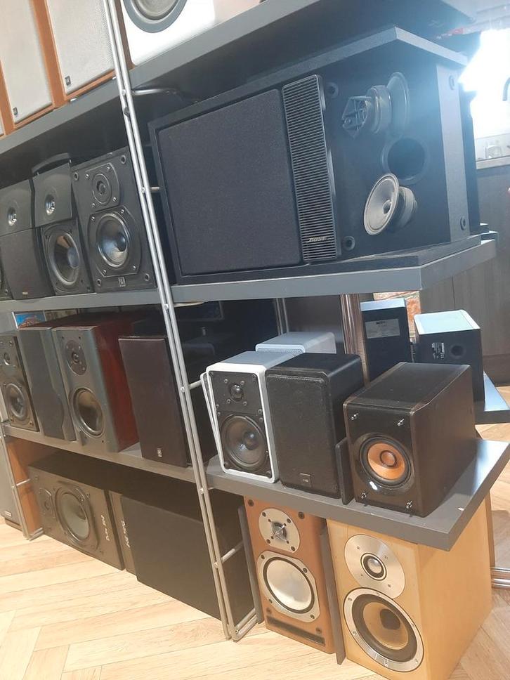 Div goede (vintage) bookshelve speakers B&W Dual Bose Canton, Audio, Tv en Foto, Luidsprekers, Zo goed als nieuw, Front, Rear of Stereo speakers
