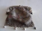 Antiek zilver L101F geldbuideltje + malienkolder gaas, Verzenden, Zilver