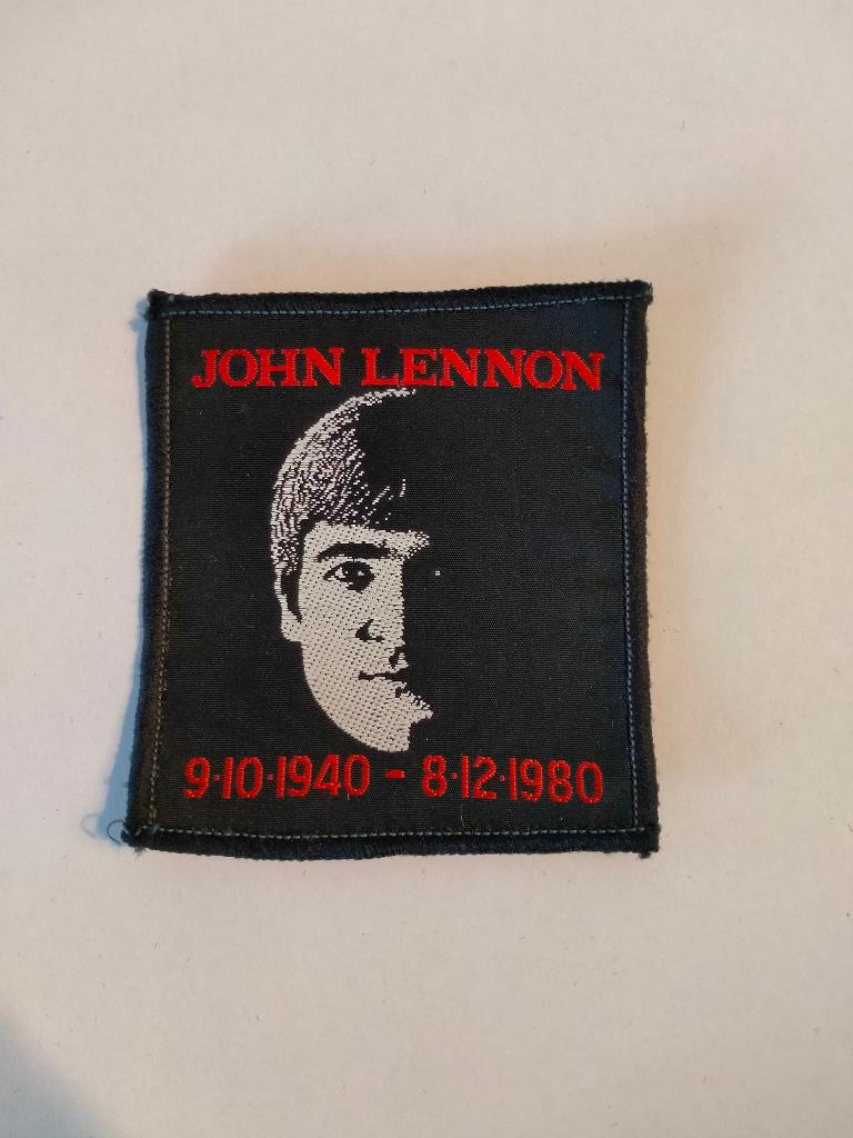 John Lennon the Beatles vintage muziek kleding patch RARE, Ophalen of Verzenden, Zo goed als nieuw, Kleding