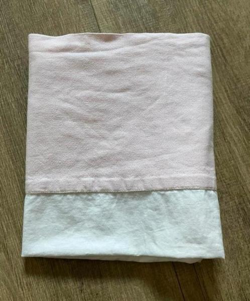 Prenatal Wit met roze wieglakentje, Kinderen en Baby's, Kinderkamer | Beddengoed, Zo goed als nieuw, Hoeslaken of Sloop, Roze