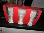 Originele coca cola glazen 3 set, Ophalen, Nieuw, Frisdrankglas