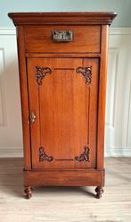 Oud Mahoniehouten kastje wit marmeren blad 81x42x39, Antiek en Kunst, Antiek | Meubels | Kasten, Ophalen