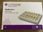 Livsane. Medicabox weekdoos 4 vakken per dag, Ophalen of Verzenden