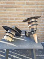Te koop 2 buitenlampen, Kunststof, Wandlamp, Ophalen of Verzenden, Netvoeding