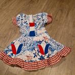 Leuk jurkje met Delfts blauw print, Ophalen of Verzenden, Zo goed als nieuw, 104 of kleiner, Meisje