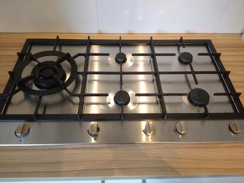 ATAG kookplaat 5 pits hg9711ba opknapper of onderdelen., Witgoed en Apparatuur, Kookplaten, Gebruikt, Inbouw, Gas, 5 kookzones of meer