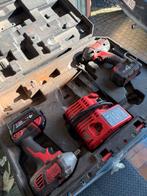 Milwaukee 18v accu set, Ophalen of Verzenden, Zo goed als nieuw, Boor- en Schroefmachine