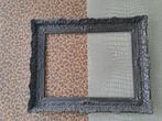 Prachtige grote zwarte oude houten lijst 100 x 80, Ophalen, Gebruikt