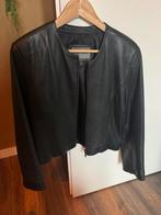Leren jack, Zwart, Maat 46/48 (XL) of groter, Ophalen of Verzenden, Zo goed als nieuw