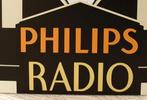 PHILIPS Radio Deco Reclame Metalen wandbord plaat, Ophalen of Verzenden