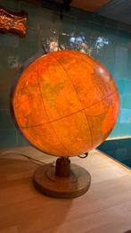 Antieke wereldbol, Ophalen of Verzenden, Verlicht, Gebruikt