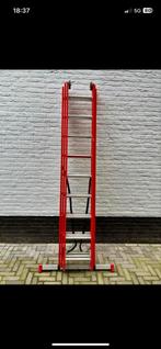 Altrex ladder 3 x 9, Doe-het-zelf en Verbouw, Ladders en Trappen, Ophalen, Zo goed als nieuw, 4 meter of meer