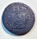 1 gulden Willem II 1848, Postzegels en Munten, Munten | Nederland, 1 gulden, Zilver, Ophalen of Verzenden, Losse munt