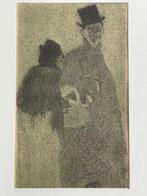 TOP - 120 jaar oud - 1901 – Arthur Michael – Dans le Rue, Antiek en Kunst, Kunst | Litho's en Zeefdrukken, Ophalen of Verzenden