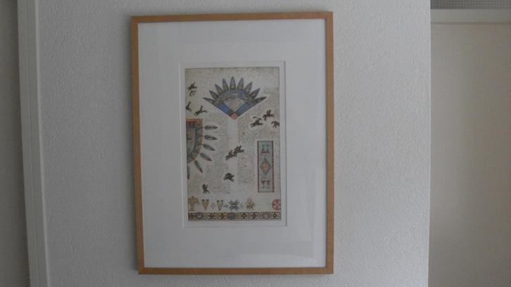 GEA KARHOF ;gesign ets ingelijst plus groot boek, Antiek en Kunst, Kunst | Etsen en Gravures, Ophalen of Verzenden