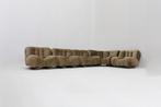 Vintage Italiaanse modulaire bank Rossi di Albizzate, Huis en Inrichting, Banken | Bankstellen, Vintage, design, Hoekbank, 300 cm of meer