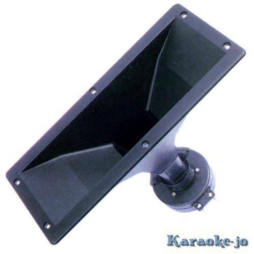 Dynamische 11 x 4 Inch hoorn tweeter 8 Ohm 60 Watt, Audio, Tv en Foto, Luidsprekers, Nieuw, Front, Rear of Stereo speakers, Overige merken