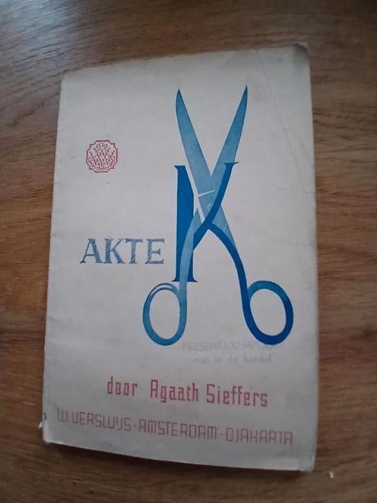 Akte K., Handleiding - Agaath Sieffers, 1954, Boeken, Schoolboeken, Gelezen, Overige niveaus, Ophalen of Verzenden