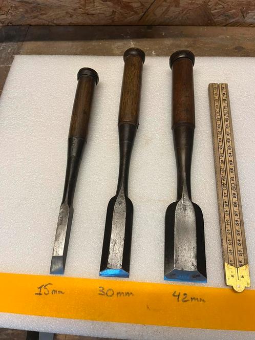 Japanse beitels handgesmeed, Doe-het-zelf en Verbouw, Gereedschap | Handgereedschap, Zo goed als nieuw, Verzenden