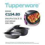 Tupperware UltraPro Combi set + Gratis Receptenboek +verzend, Nieuw, Overige typen, Ophalen of Verzenden