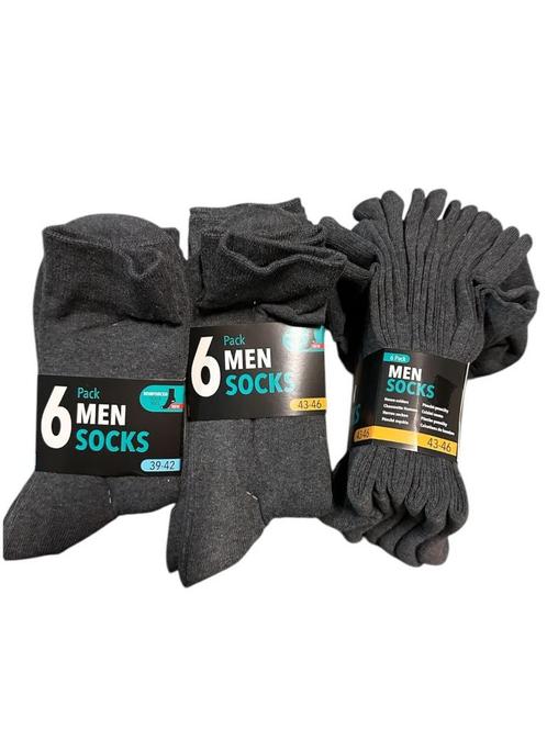 Partij 84x nieuwe 6-pack heren sokken., Kleding | Heren, Sokken en Kousen, Nieuw, Overige maten, Ophalen of Verzenden