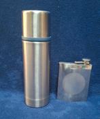 Thermoskan 0,5 ltr en zakflacon rvs, Huis en Inrichting, Ophalen of Verzenden, Zo goed als nieuw