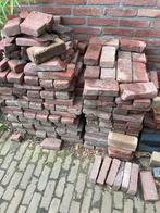 Rode straat steen / klinker, Tuin en Terras, Tegels en Klinkers, Ophalen, Gebruikt