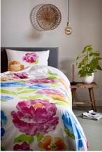 Ten Cate Dekbedovertrek 220x220 - Bloemmotief, Wit, Dekbedovertrek, Ophalen of Verzenden, Nieuw