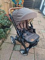 Mutsy Nio kinderwagen met reiswieg en accessoires, Gebruikt, Mutsy, Verstelbare duwstang, Ophalen