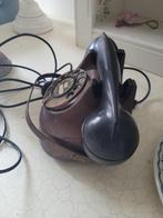 bakelieten met roodkoperen  telefoon foto 1 t/m 6, Antiek en Kunst, Curiosa en Brocante, Ophalen of Verzenden