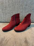 Enkellaarsjes, rood nubuckleer, maat 43, merk Loints, Ophalen of Verzenden, Zo goed als nieuw, Rood