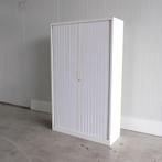Roldeurkast, 120x43x197cm, Wit, 4 legborden, Kast, RD104,, Gebruikt, 100 tot 150 cm, -, -