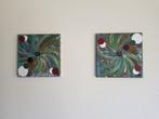 Schilderij COLOR CIRCLES tweeluik 2x 30x30 nu 45e!, Ophalen
