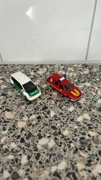 Twee HO auto's - Politie & Brandweer, Hobby en Vrije tijd, Modeltreinen | H0, Overige merken, Gebruikt, Gelijkstroom of Wisselstroom