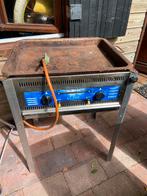 Bak plaat op gas met poten en resuceer, Tuin en Terras, Gasbarbecues, Ophalen of Verzenden, Gebruikt