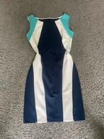 Blauw-wit-turquoise jurk, Blauw, Ophalen of Verzenden, Zo goed als nieuw, Maat 36 (S)