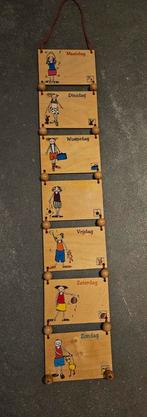 Prachtige houten weekkalender van Janbibejan, Ophalen of Verzenden, Zo goed als nieuw