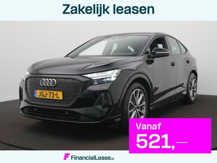 Audi Q4 Sportback e-tron 40 S edition 77 kWh S-Line | Adapti, Auto's, Audi, Bedrijf, Lease, Financial lease, Q4 e-tron, ABS, Achteruitrijcamera